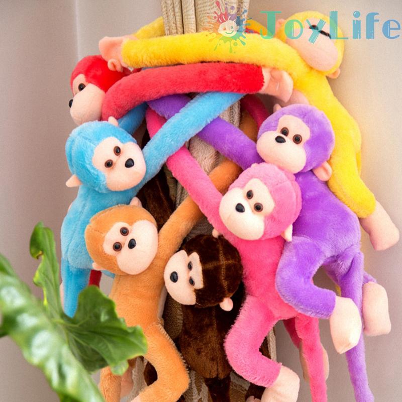Khỉ nhồi bông tay dài nhiều màu sắc đáng yêu