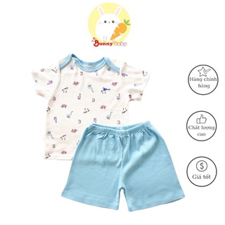 Bunnybaby - Bộ cộc bé trai BUNNY chất đẹp cho bé 3-13kg