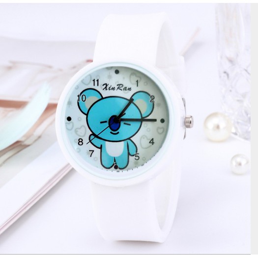 Đồng Hồ Đeo Tay In Hình Bt21 Dễ Thương Xinh Xắn