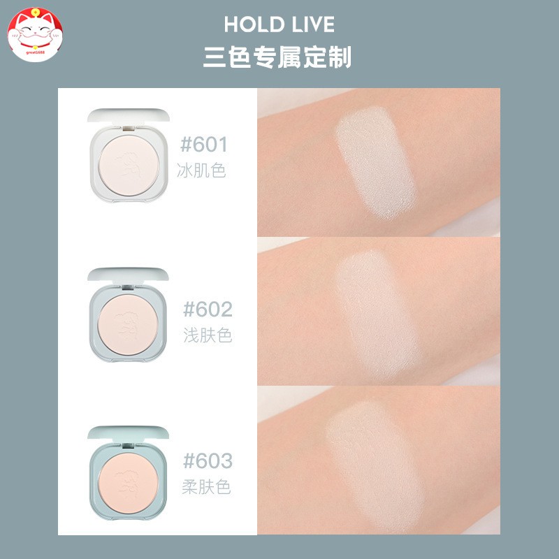 HOLD LIVE (Hàng Mới Về) Phấn Phủ Dạng Nén Mềm Mịn Che Khuyết Điểm Kiềm Dầu Chống Mồ Hôi Hl486