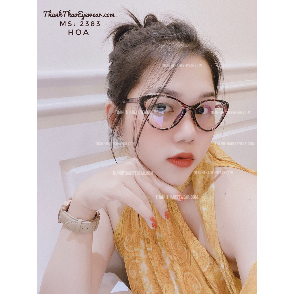 [ Clip Quay Thật] Gọng Kính Cận Nữ Mắt Mèo Nhựa Dẻo, Bền Nhiều Màu , Kính Mát  Giả Cận Thời Trang  -  ThanhThaoEyewear | BigBuy360 - bigbuy360.vn