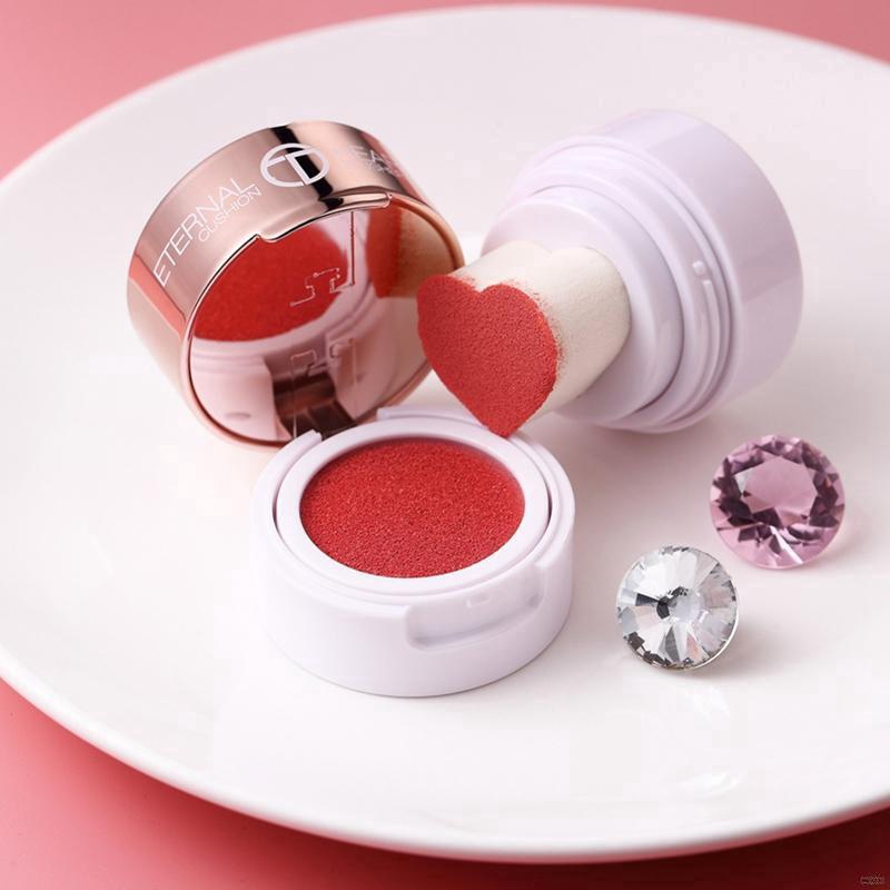 [Hàng mới về] Hộp cushion má hồng dạng kem hình dạng trái tim xinh xắn thương hiệu O.TWO.O | BigBuy360 - bigbuy360.vn
