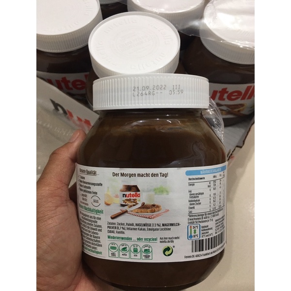 NUTELLA NHẬP KHẨU-socola bơ hạt phỉ -chocolate nutella -nutella 350g-nutella 450g-nutella 750g-nutella 950g