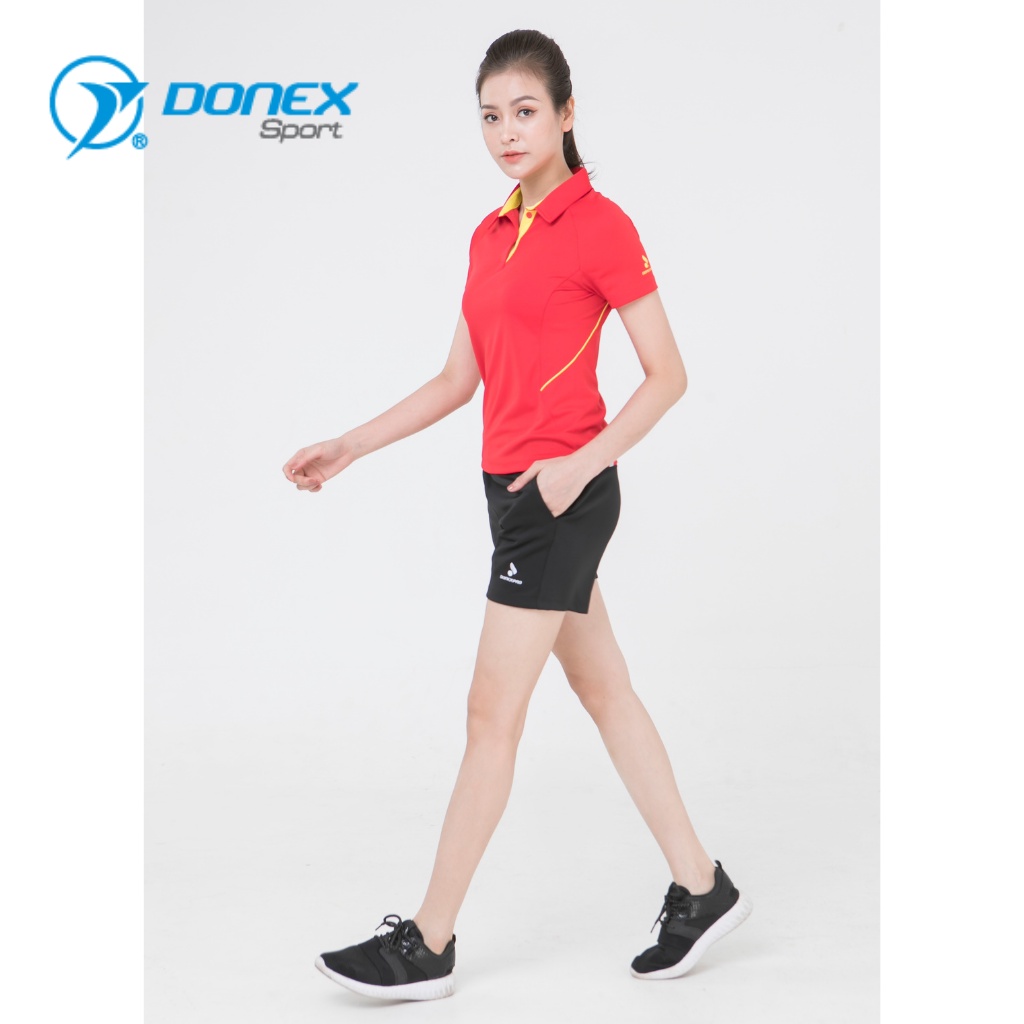 Áo Thể Thao Nữ DONEXPRO Form Regular Lên Dáng Chuẩn, Vừa Vặn Cơ thể, Chất Vải Thoải Mái, Thấm Hút Mồ Hôi Tốt AC-3394