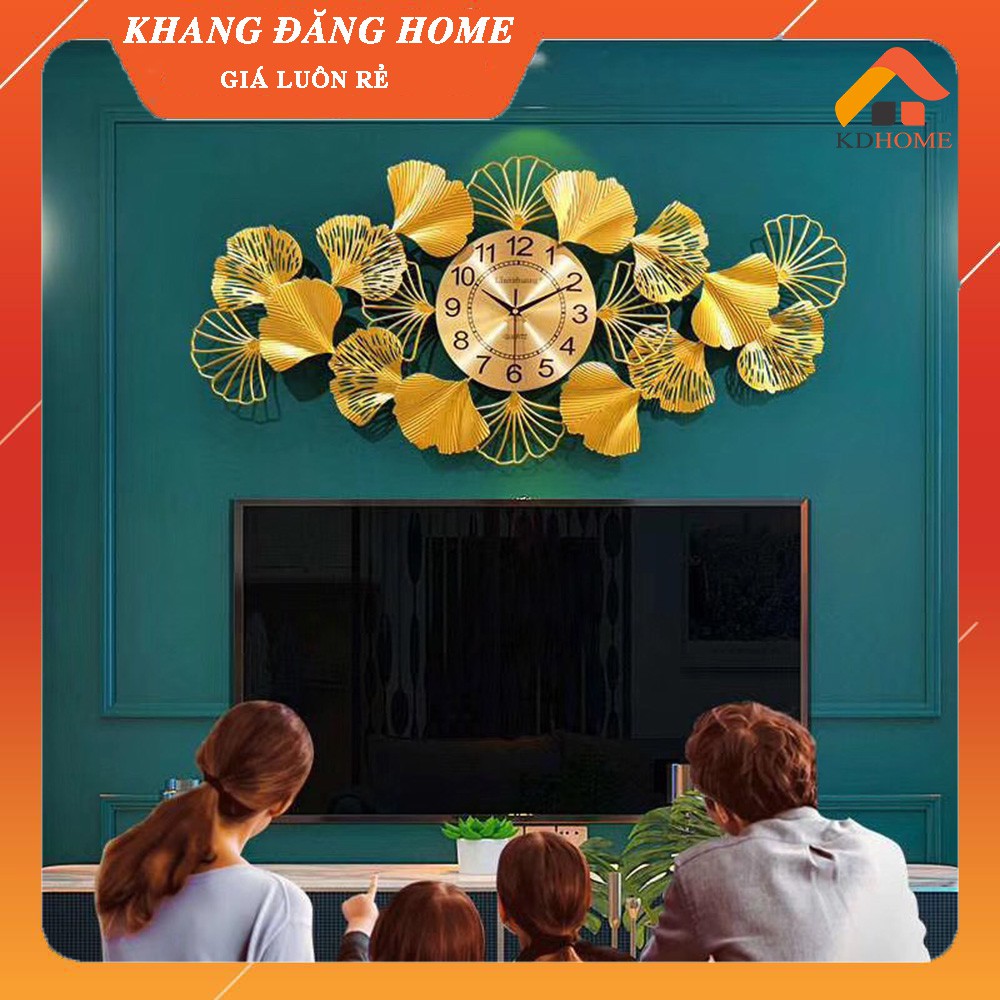 Đồng Hồ Treo Tường Trang trí decor thép sơn tĩnh điện 3 lớp không gỉ KD2806