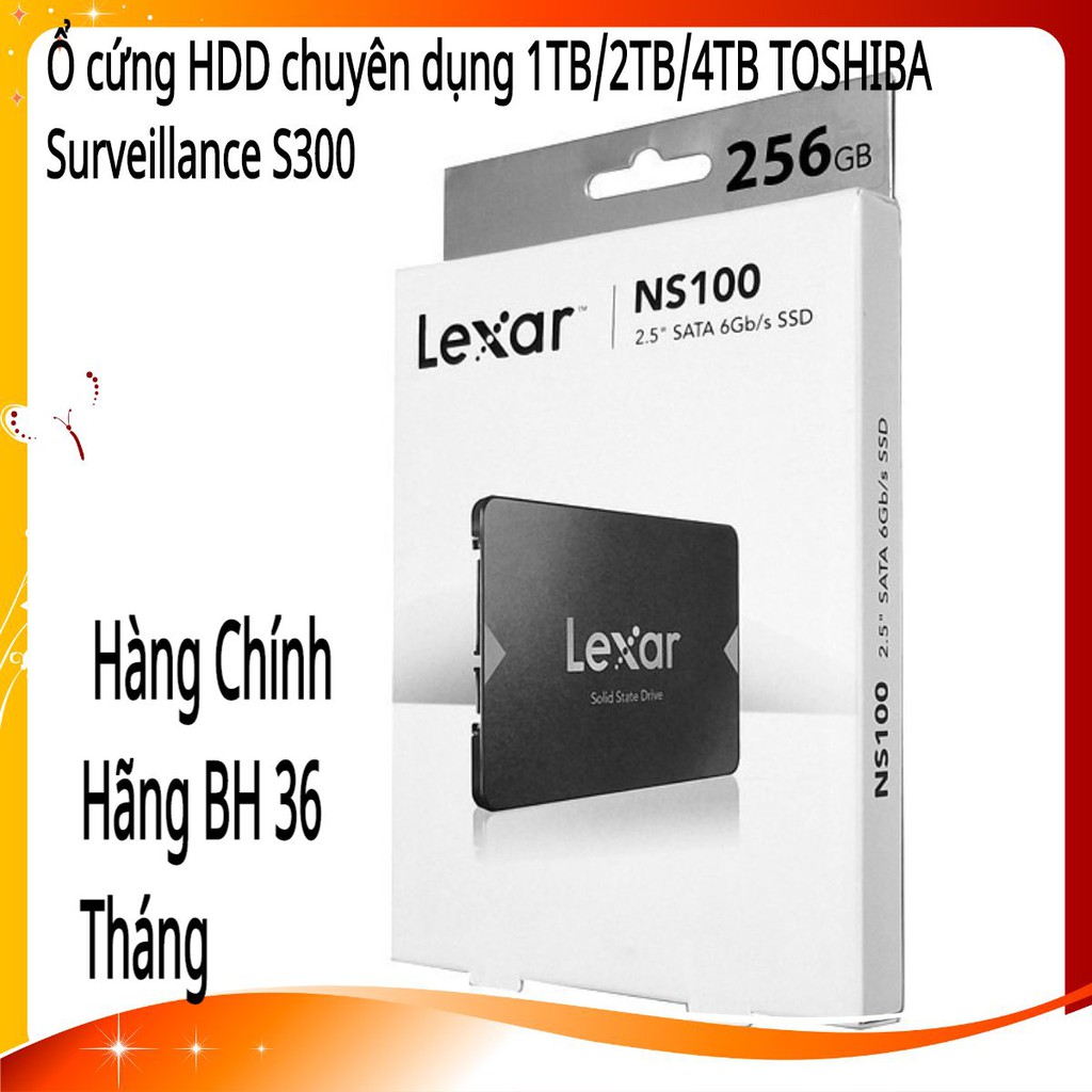 Ổ Cứng SSD Lexar 256GB NS100 SATA III 2.5 inh - Mai Hoàng phân phối chính thức