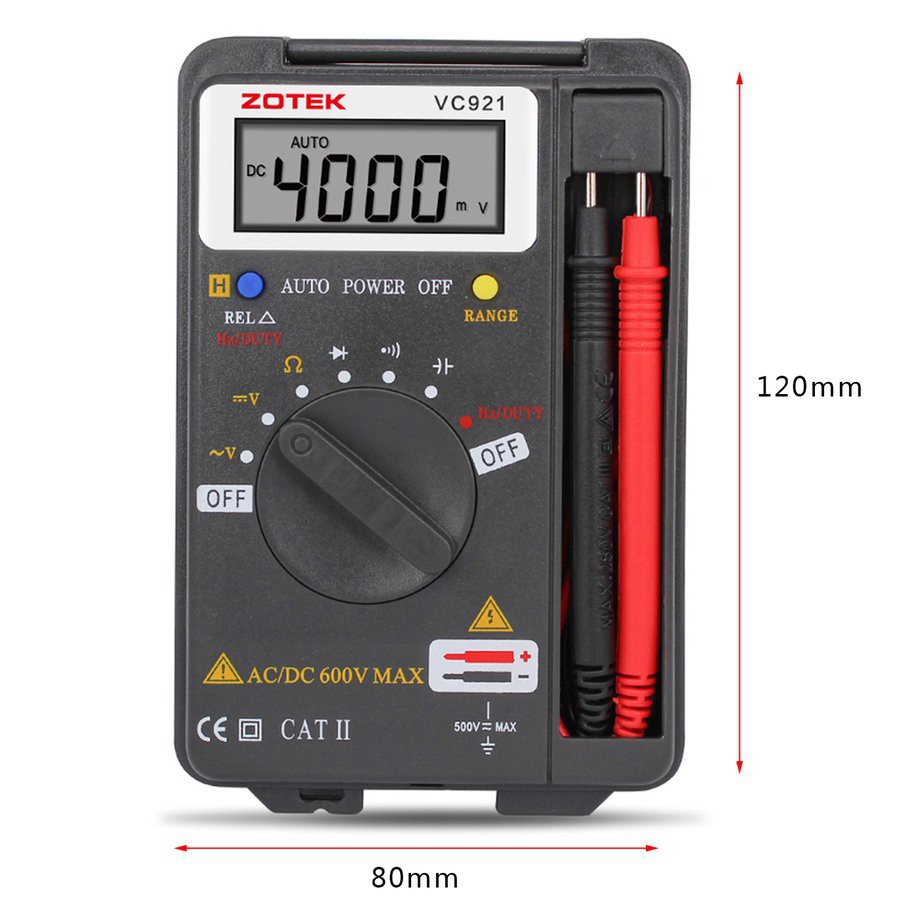 Đồng hồ đo điện vạn năng kỹ thuật số VICTOR VC921 - Hàng chuẩn