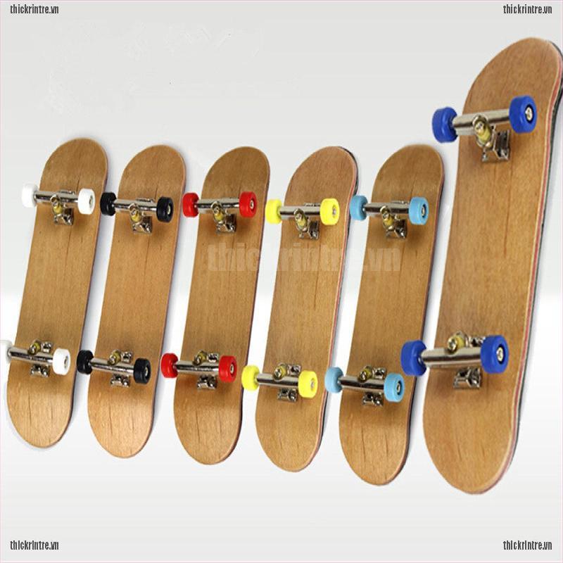 &lt; Hot ~ Mới &gt; Hộp Đựng Ván Trượt Ngón Tay Bằng Gỗ Sồi Hoàn Chỉnh