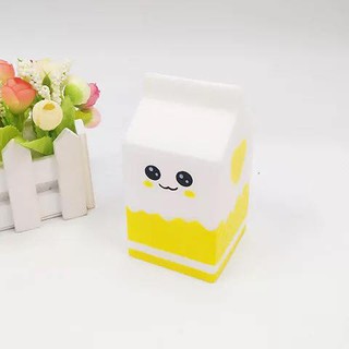 màu vàng hộp sữa squishy đồ xae stress