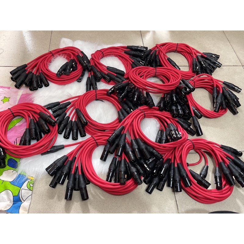 Dây Canon cao cấp chính hãng Sommer  - Dây có chân mạ đồng, lõi đồng nguyên chất, mềm dẻo, độ bền cao, chống nhiễu