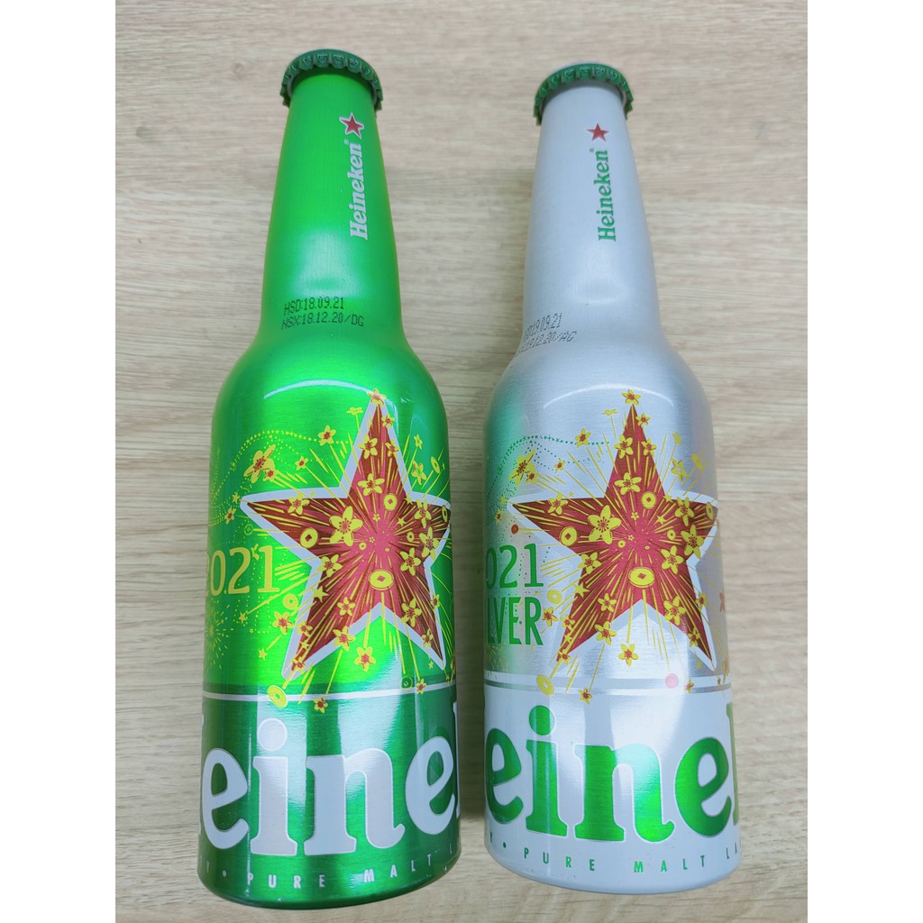 bia heineken chai nhôm 300ml  5% độ cồn ( 1 chai - nhôm )