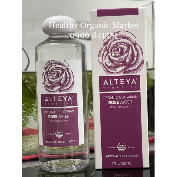 <<SALE>> Alteya Nước Hoa hồng đỏ hữu cơ chai 500mL