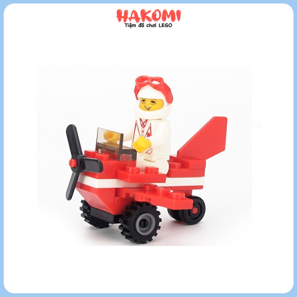 Đồ chơi lego xe tăng, máy bay, máy xúc, ô tô cho bé trai từ 4 tuổi giúp bé thông minh
