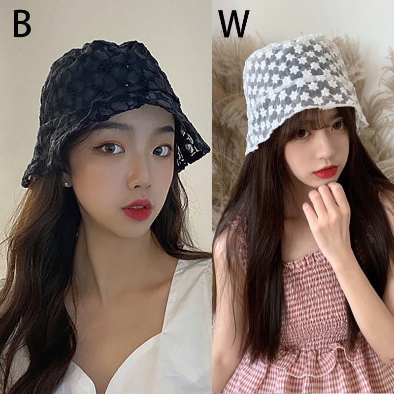 Mũ Tai Bèo Ren Hoa Xinh Xắn Cho Nữ