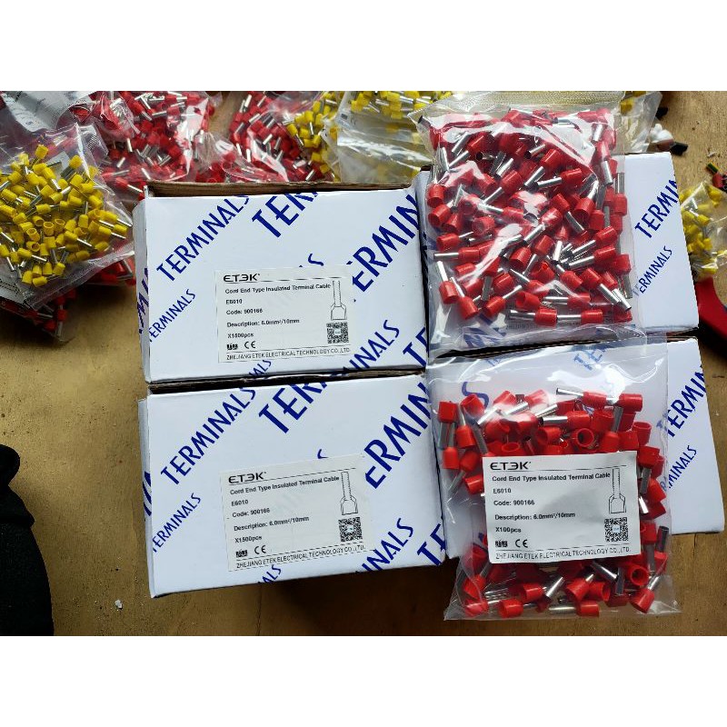 Bịch 100 cái đầu cos tròn rỗng Etek