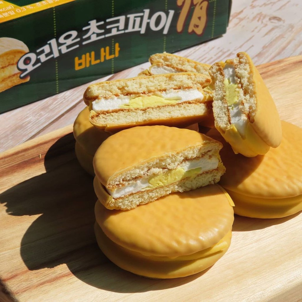Bánh chocopie kem chuối Orion 444g