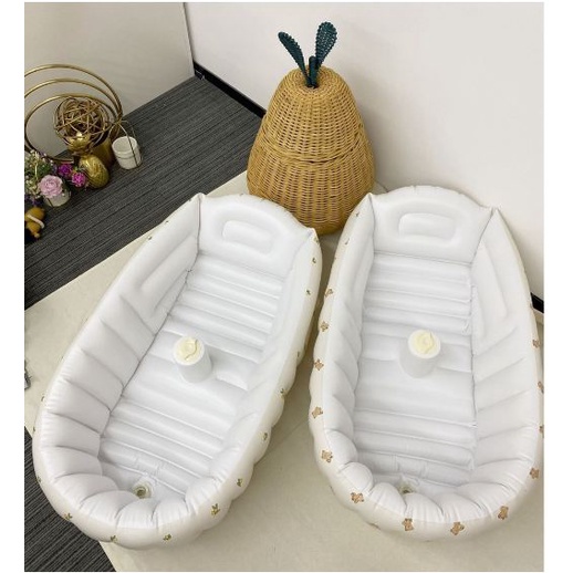 Bể Phao Tắm Cho Bé, Bồn Tắm Bơm Hơi Tự Động Chất Liệu PVC Bền Đẹp, An Toàn Cho Trẻ Em