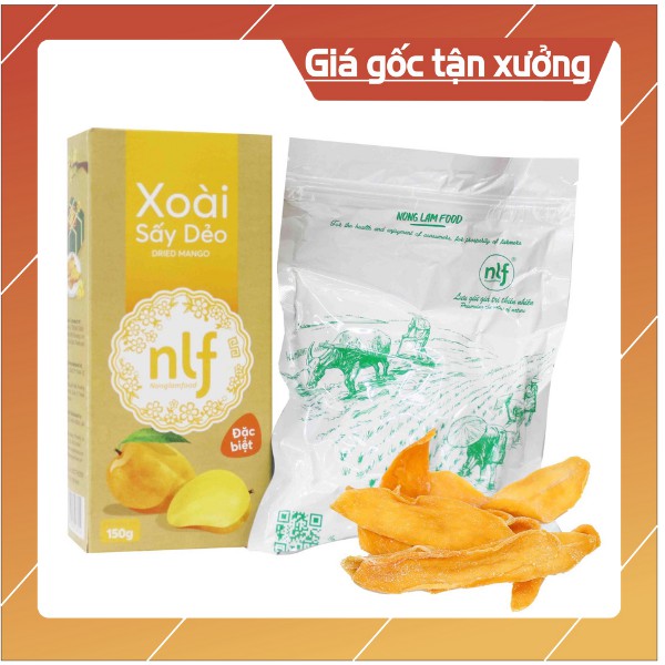 Xoài sấy dẻo đặc biệt gói 150gr ăn là ghiền, mua ngay!!!