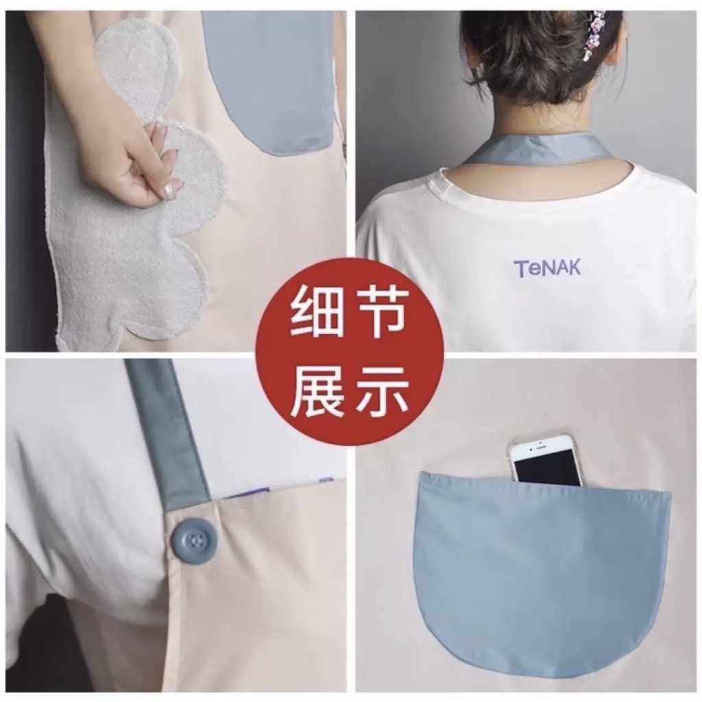 [HCM] Tạp Dề loại 1 , Chống Thấm Nước , Có Túi Để Điện Thoại Và Chỗ Lau Tay Tiện Lợi , Ảnh Thật , Bảo Đảm Giao Đúng Hàng