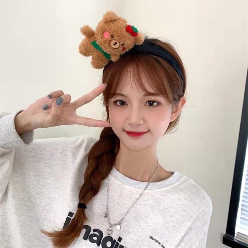 Cài tóc gấu cherry