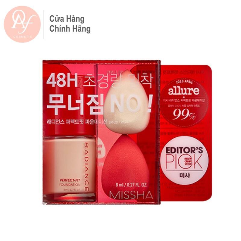 SET KEM NỀN MISSHA RADIAN PERFECT FIT FOUNDATION MINI KIT