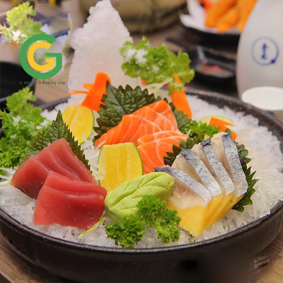 Cá Trích Ép Trứng Vàng Vị Truyền Thống Green Good Chuyên Sushi, Sashimi