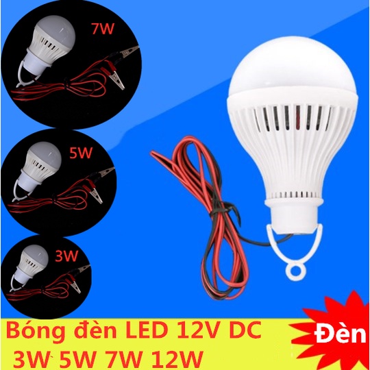 Đèn LED Ngoài Trời Khẩn Cấp 12V DC 3W 5W 7W 12W SMD 5730