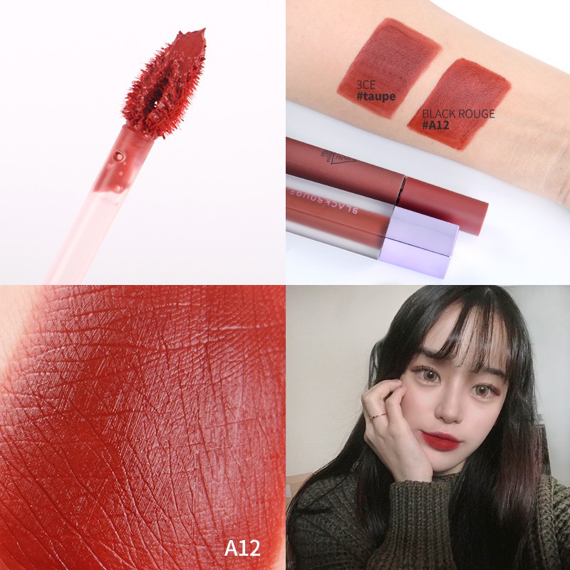 Son kem lì Black Rouge Air Fit Velvet Tint | BigBuy360 - bigbuy360.vn