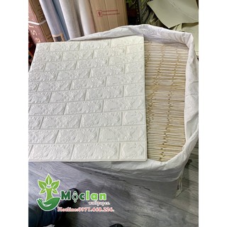 [BÌNH DƯƠNG] XỐP DÁN TƯỜNG 3D GIẢ GẠCH - MÀU TRẮNG