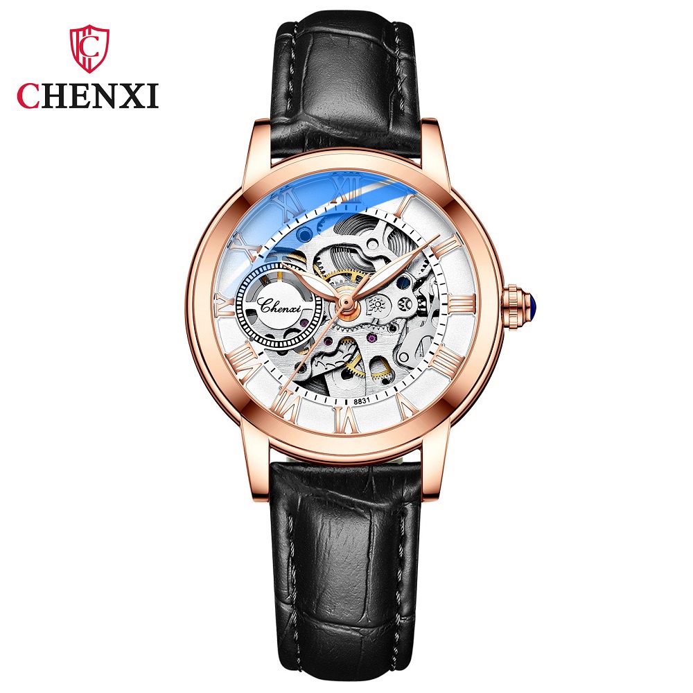 Đồng Hồ Cơ Chexi Chống Thấm Nước Phát Quang Dành Cho Nữ