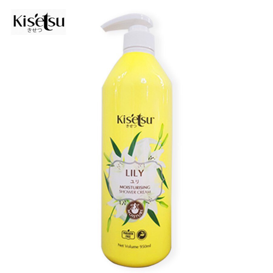 Sữa tắm sáng da dưỡng ẩm, chống lão hoá Kisetsu 950ml (Anh Đào, Hồng, LiLy, Aloe Vera, Sữa Dê Ong Chúa, Olive, YuZu)
