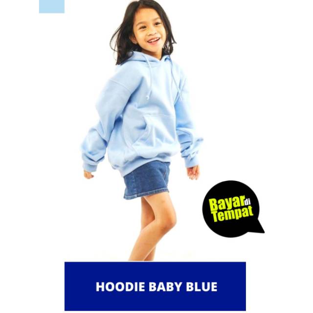 Áo Hoodie Màu Trơn Cho Bé 10 Tuổi