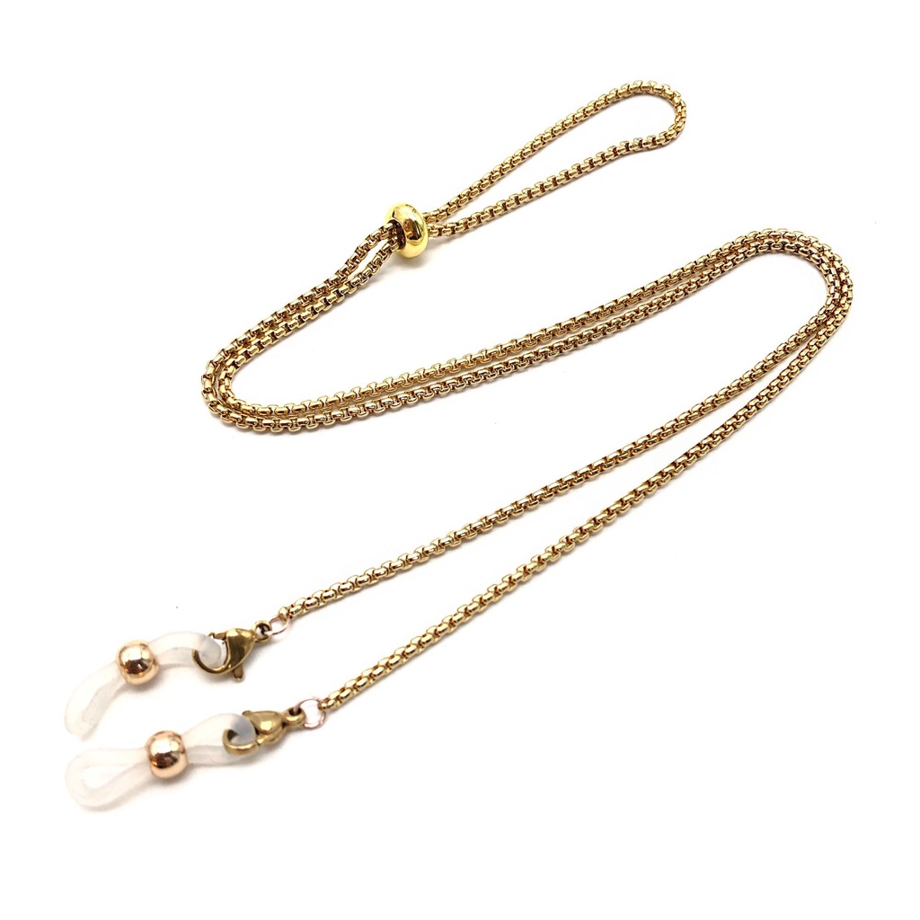 Dây Xích Bằng Thép Không Gỉ 2mm Đeo Kính Chống Bụi Tiện Dụng