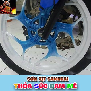 Chai sơn màu trắng 102 - Sơn xịt Samurai .