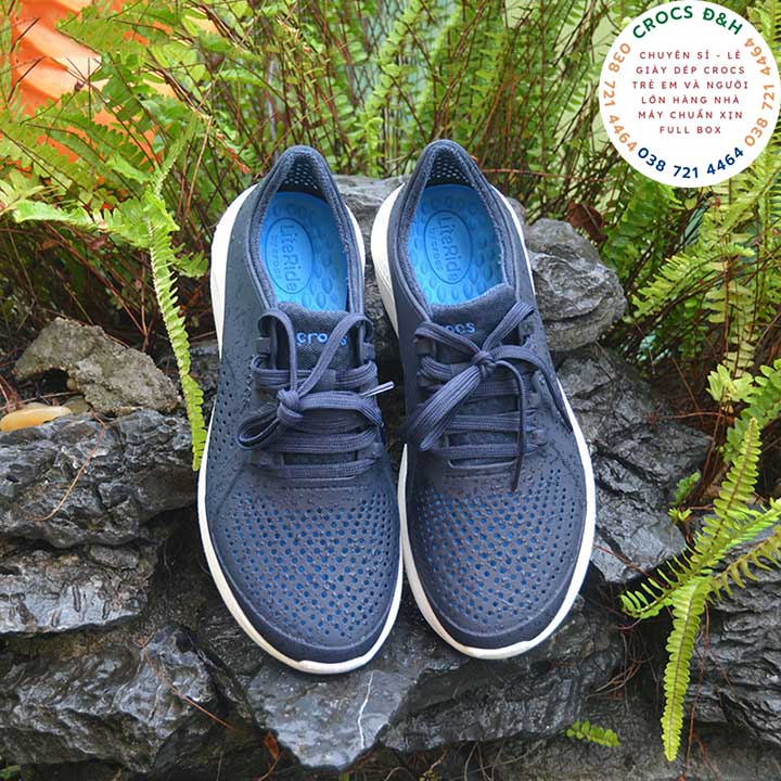 Giày dép crocs - giày nhựa crocs literide pacer cho cả nam và nữ, chống thấm nước, chống trơn trượt, chống hôi chân, xịn