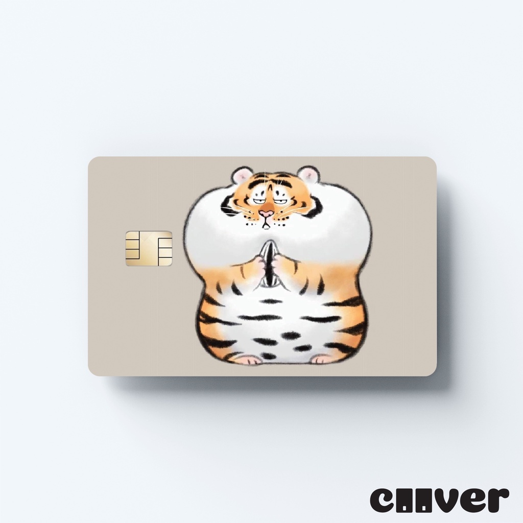 FAT TIGER2 – Miếng dán thẻ FREESHIP – Miếng dán thẻ ngân hàng/thẻ ATM, thẻ chung cư, thẻ thang máy, gửi xe