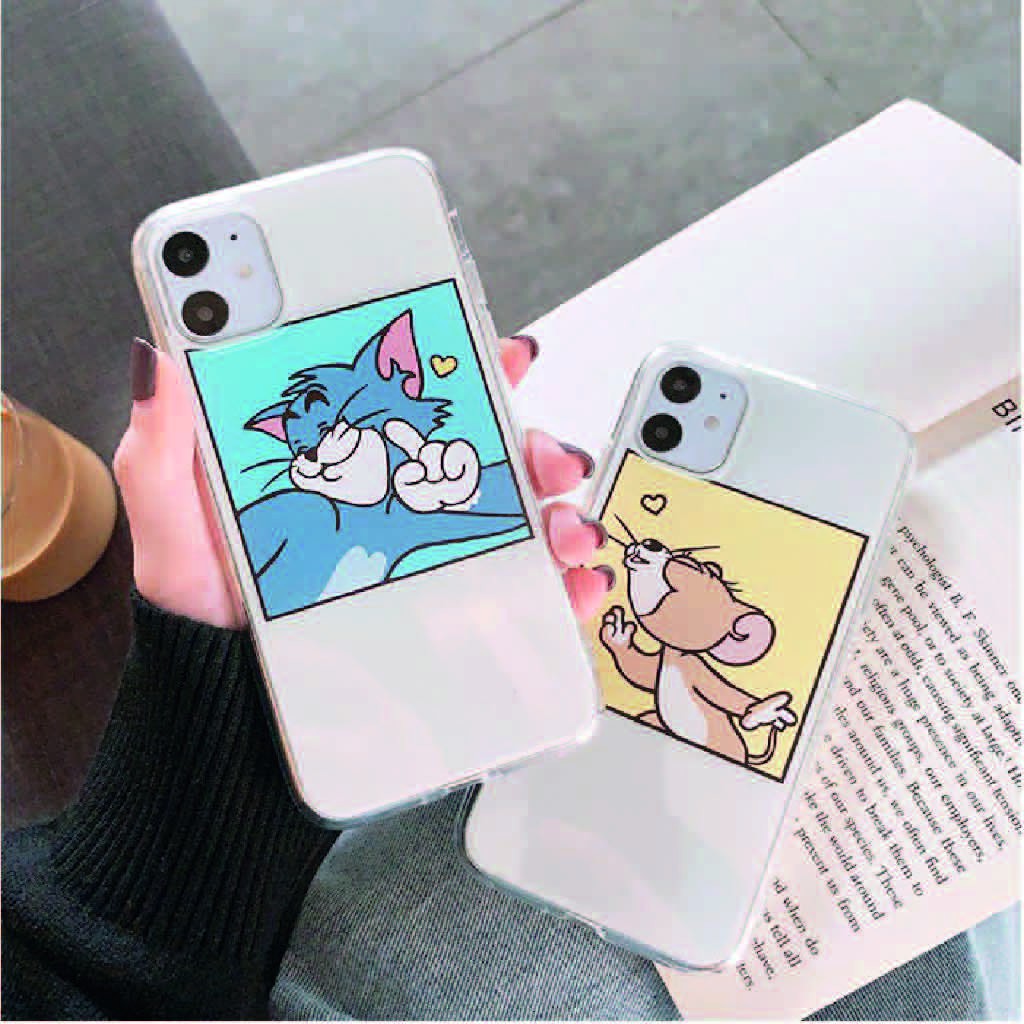 Ốp Lưng Iphone ⚡ Ốp Lưng Điện Thoại Iphone Tom & Jerry ⚡ Full Size Từ Iphone 6 - 11 Promax - Tuấn Case 75