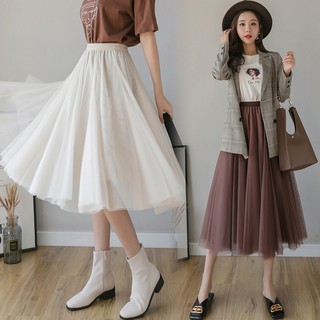 Chân váy lưng cao xếp li phong cách Hàn Quốc dễ thương dành cho nữ