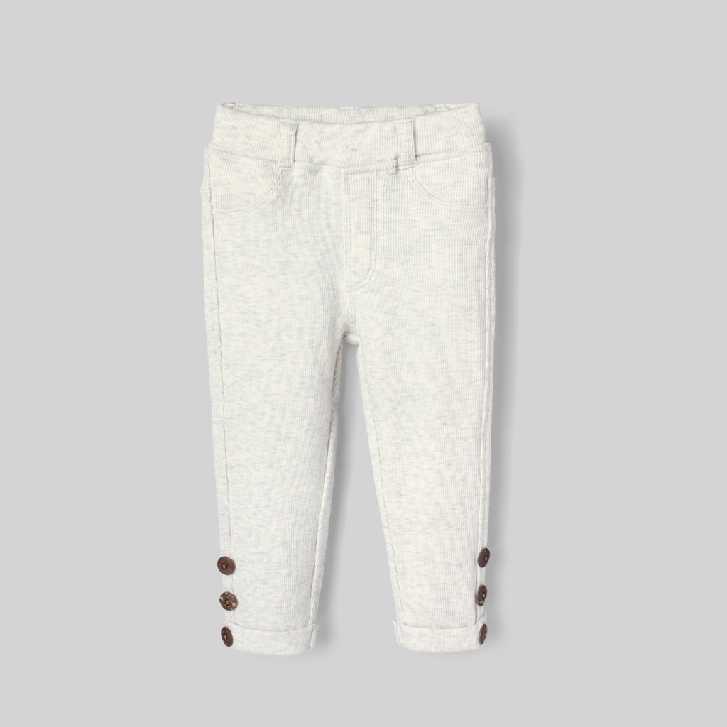 Quần legging bé gái BAA BABY dài thun gân dáng ôm cho bé gái từ 1 - 7 tuổi - GT-QU27D