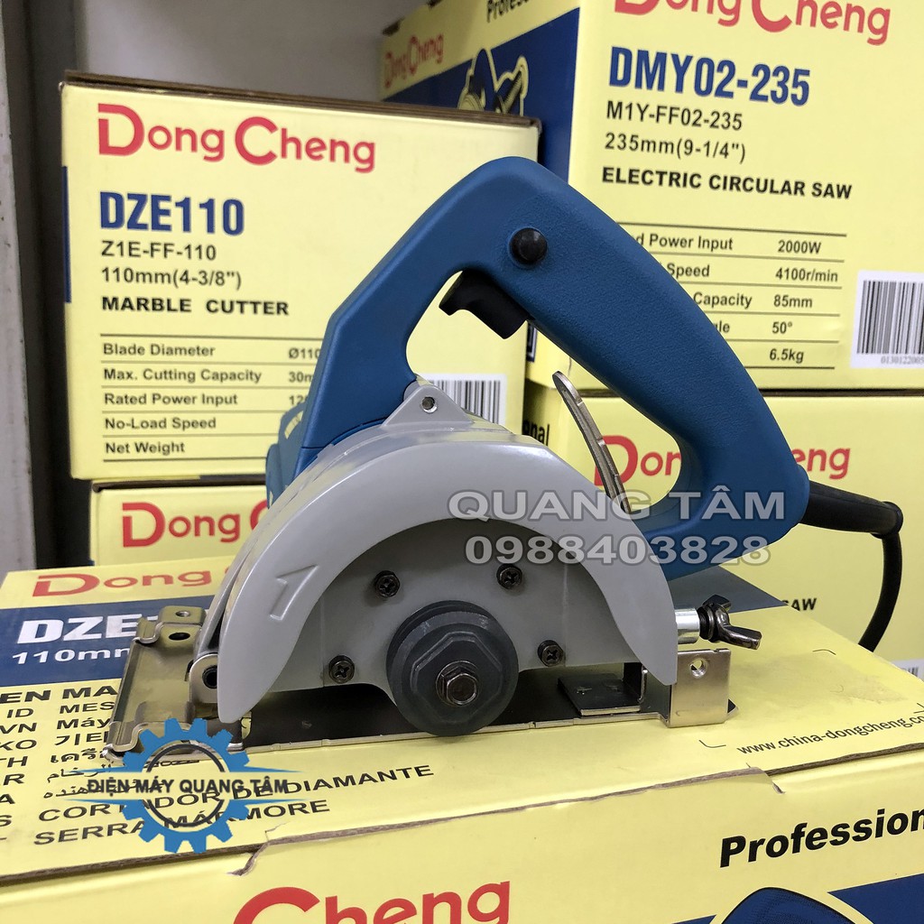 Máy Cắt Gạch - Bê Tông Dongcheng DZE110 + Tặng Lưỡi Cắt 110mm [Chính Hãng]