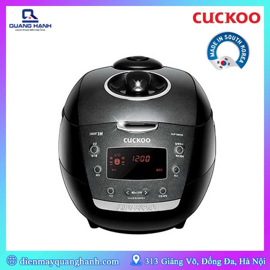 Nồi cơm điện Cao tần Cuckoo 1080SS CRP-HUF1080SS 1.8L (Bảo hành 2 năm, Sản xuất tại Hàn Quốc)