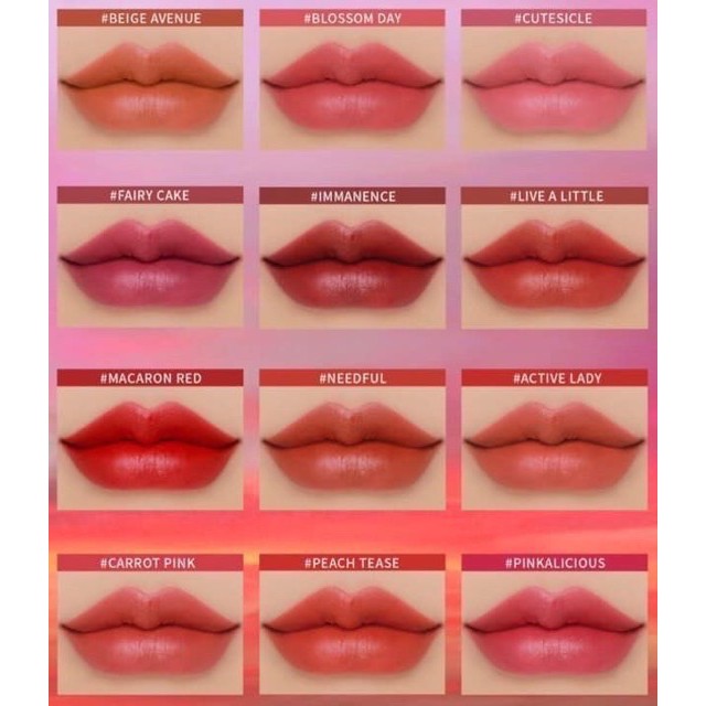 Son Kem 3CE Cloud Lip Tint Bản Siêu Lỳ