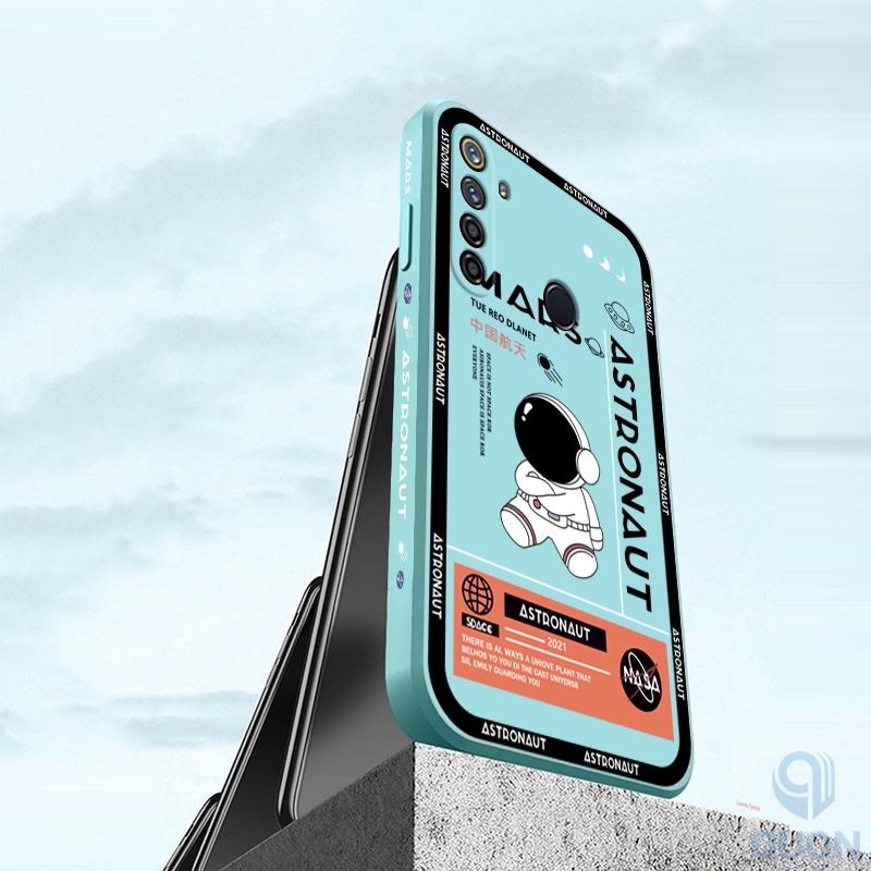 Ốp điện thoại TPU mềm chống sốc in hình Nasa cho Realme 5 6 7 8 Pro  V13 5i 6i 6PRO 7PRO