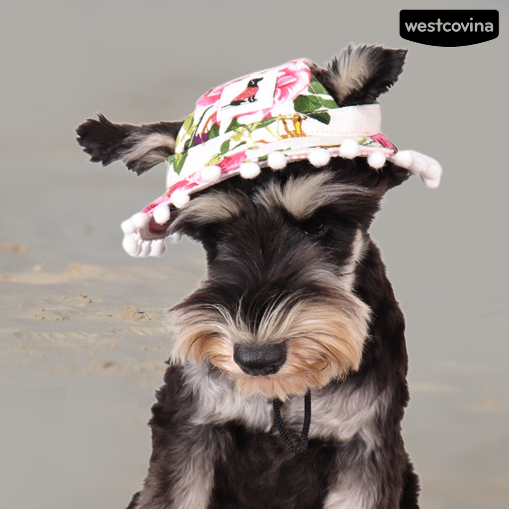 [Mới]♞Nón Tròn Mềm Mại Chống Nắng Cho Thú Cưng