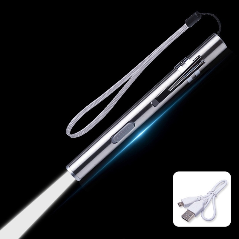 Đèn pin cắm trại dã ngoại mini sạc USB tiện dụng