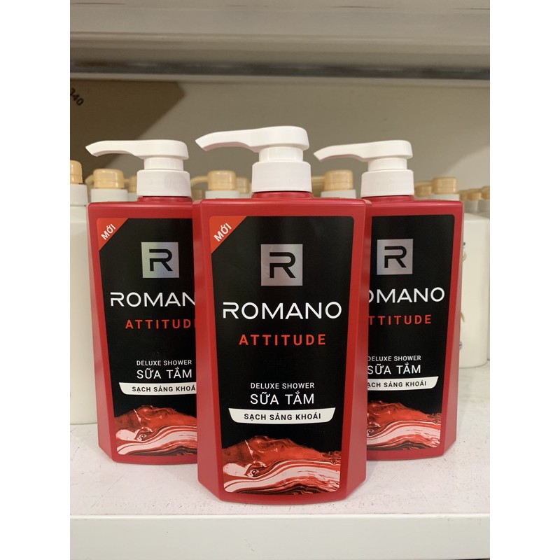 Sữa Tắm Cao Cấp Romano Attiude 650g