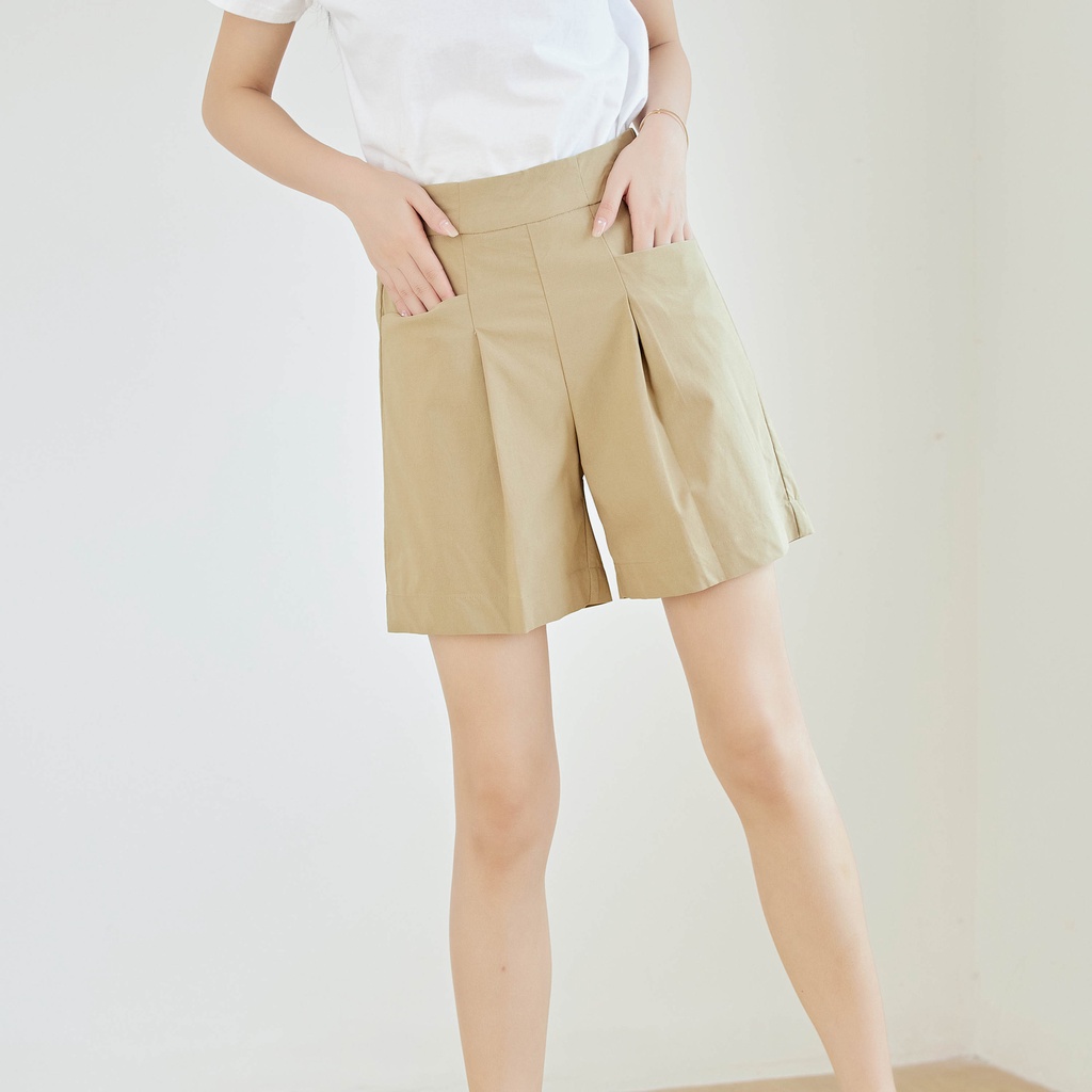 Eyouth 20168 Quần short Dáng Rộng Lưng Cao Mặc Thường Ngày Cho Nữ seluar wanita seluar pendek wanita