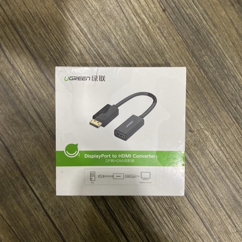 Cáp chuyển Displayport to HDMI chính hãng Ugreen 40362 cao cấp