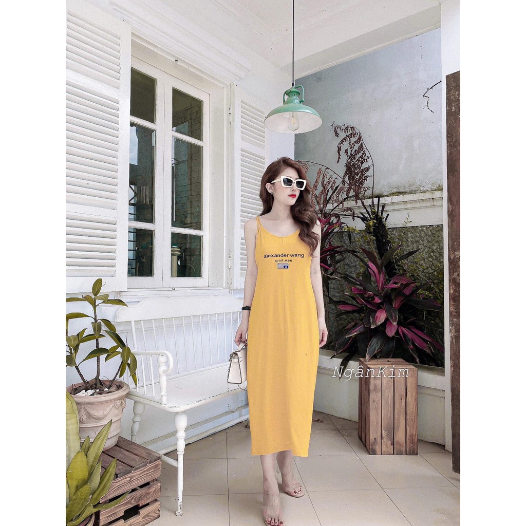 BÁN SỈ VÁY 2 DÂY COTTON WANG | BigBuy360 - bigbuy360.vn