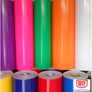 Combo 10m Decal Trơn Đủ Màu